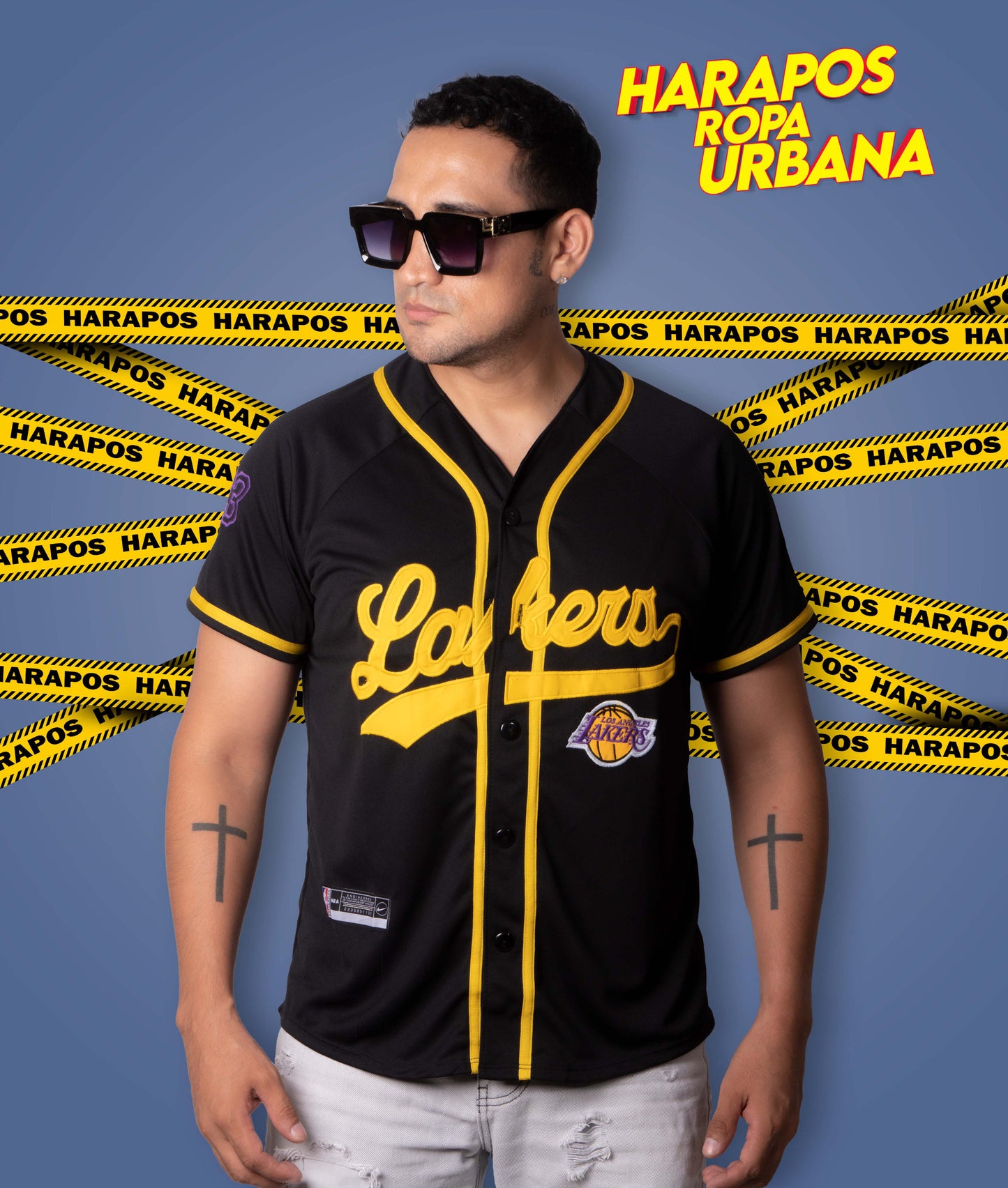 Jersey Lakers Negra