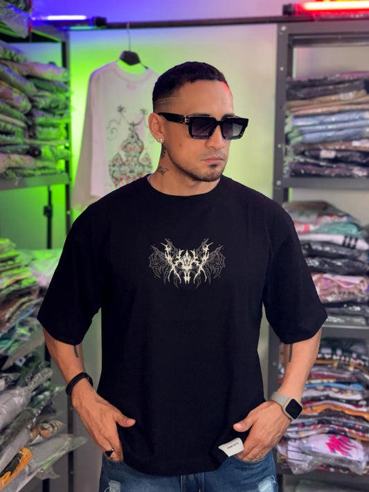 Polera Ten Days simbolic negra