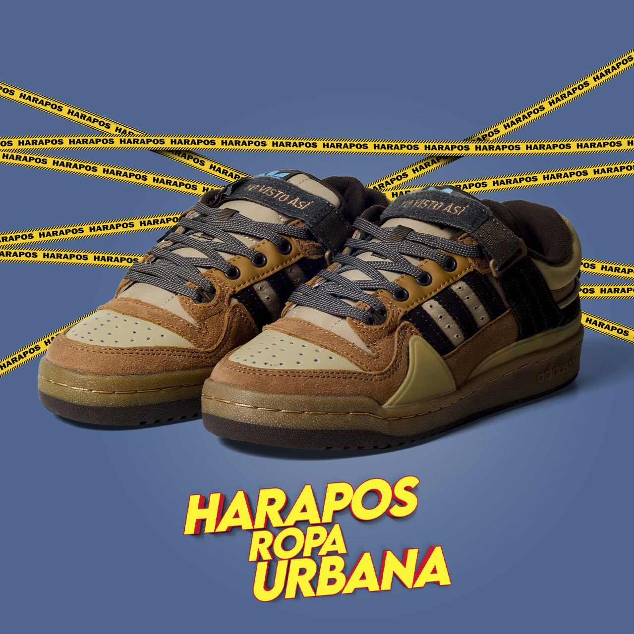 Zapatillas Adidas Forum Bad Bunny Low cafe