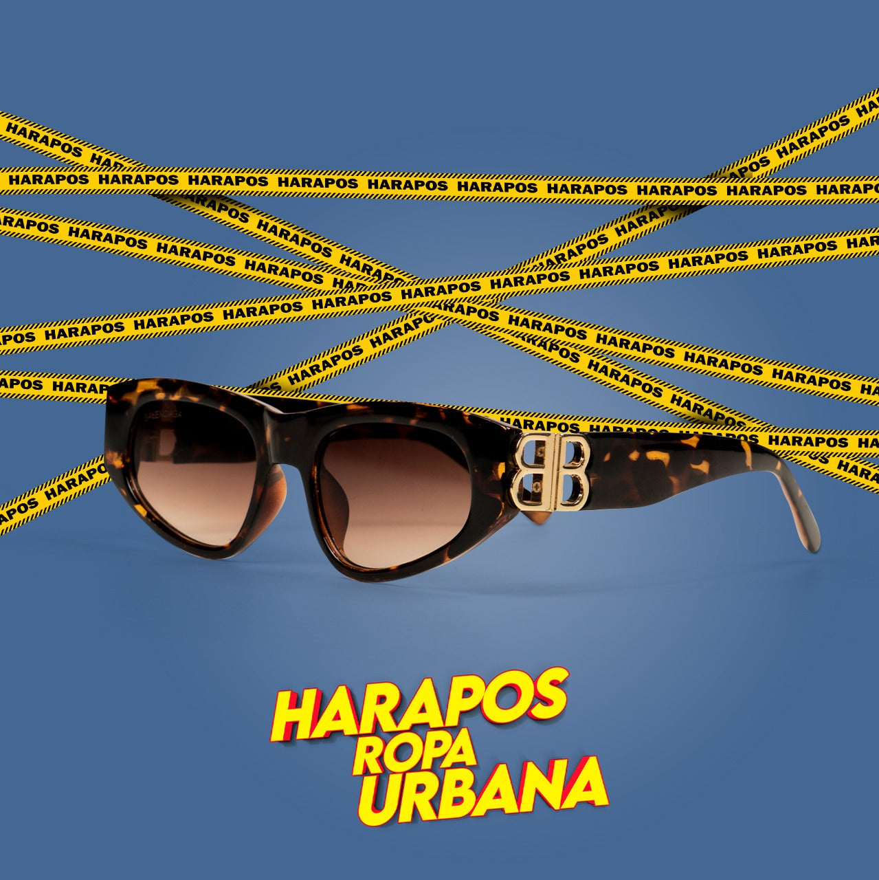 Gafas balenciaga cafes animal print