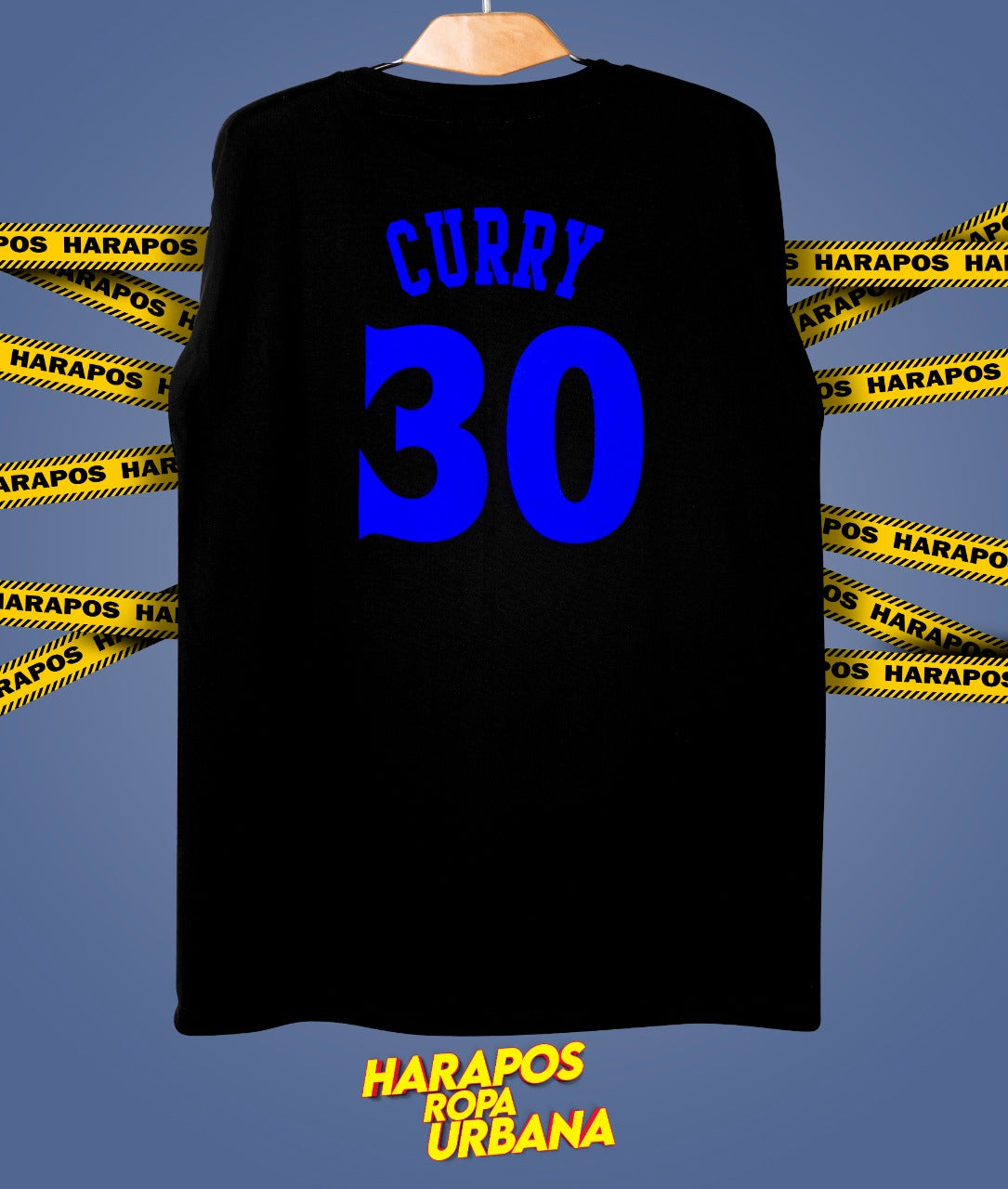 Polera warriors negra