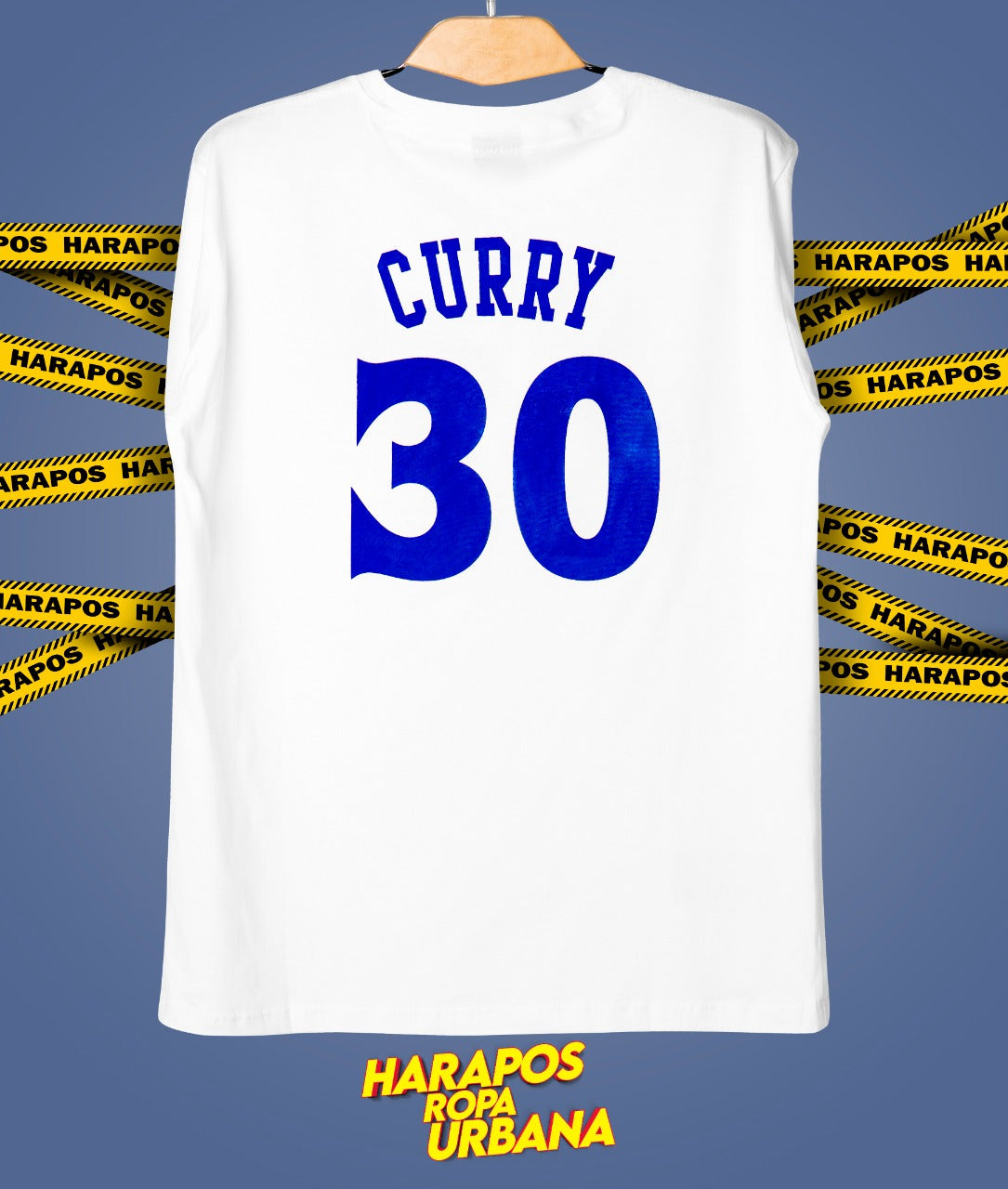 Polera warriors blanca
