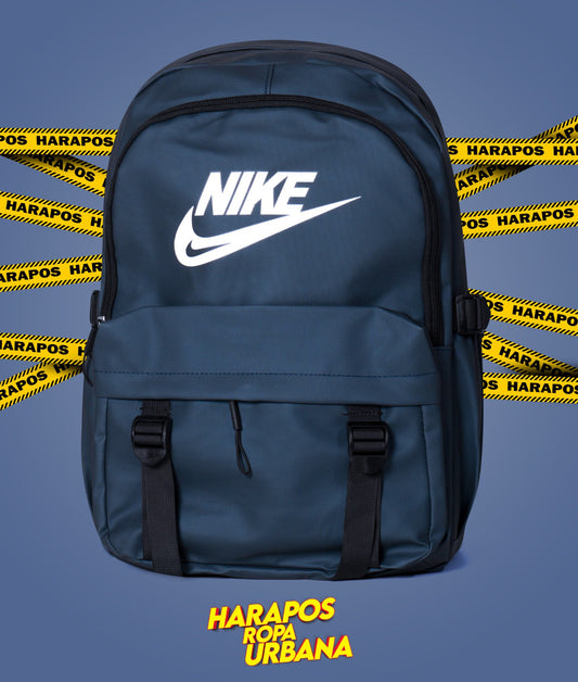 Mochila nike doble swoosh azul oscuro