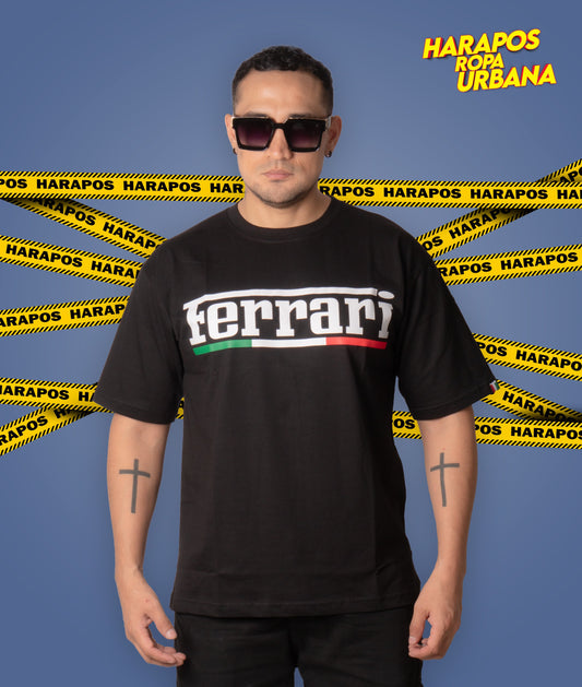 Polera puma ferrari negra