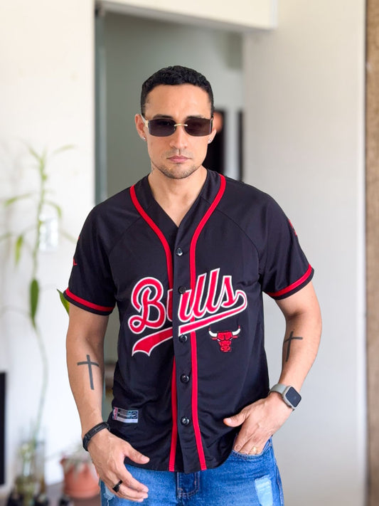 Jersey Chicago Bulls negra