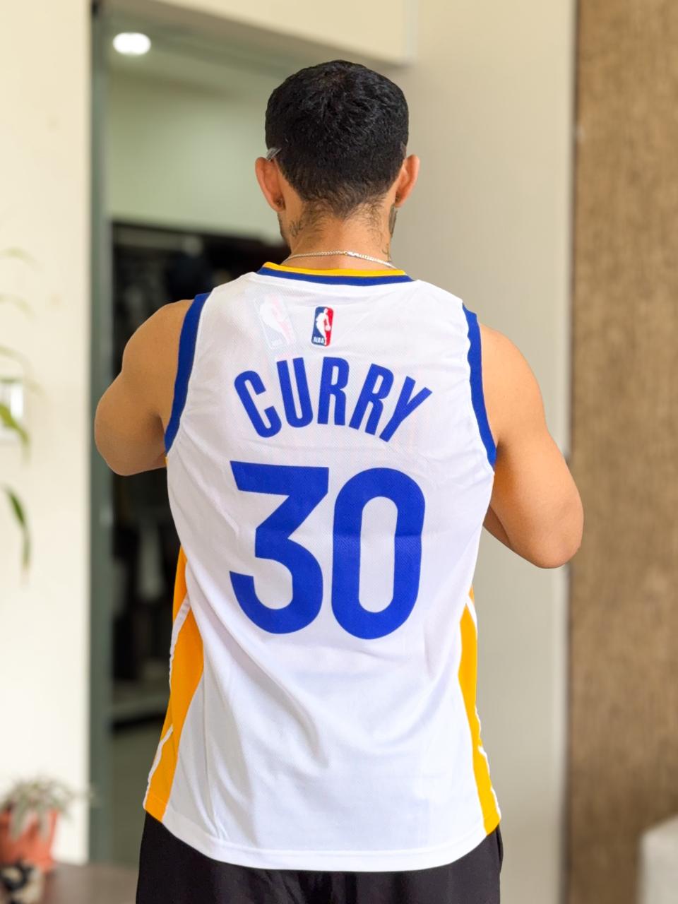 Solera Golden State blanca franja lateral