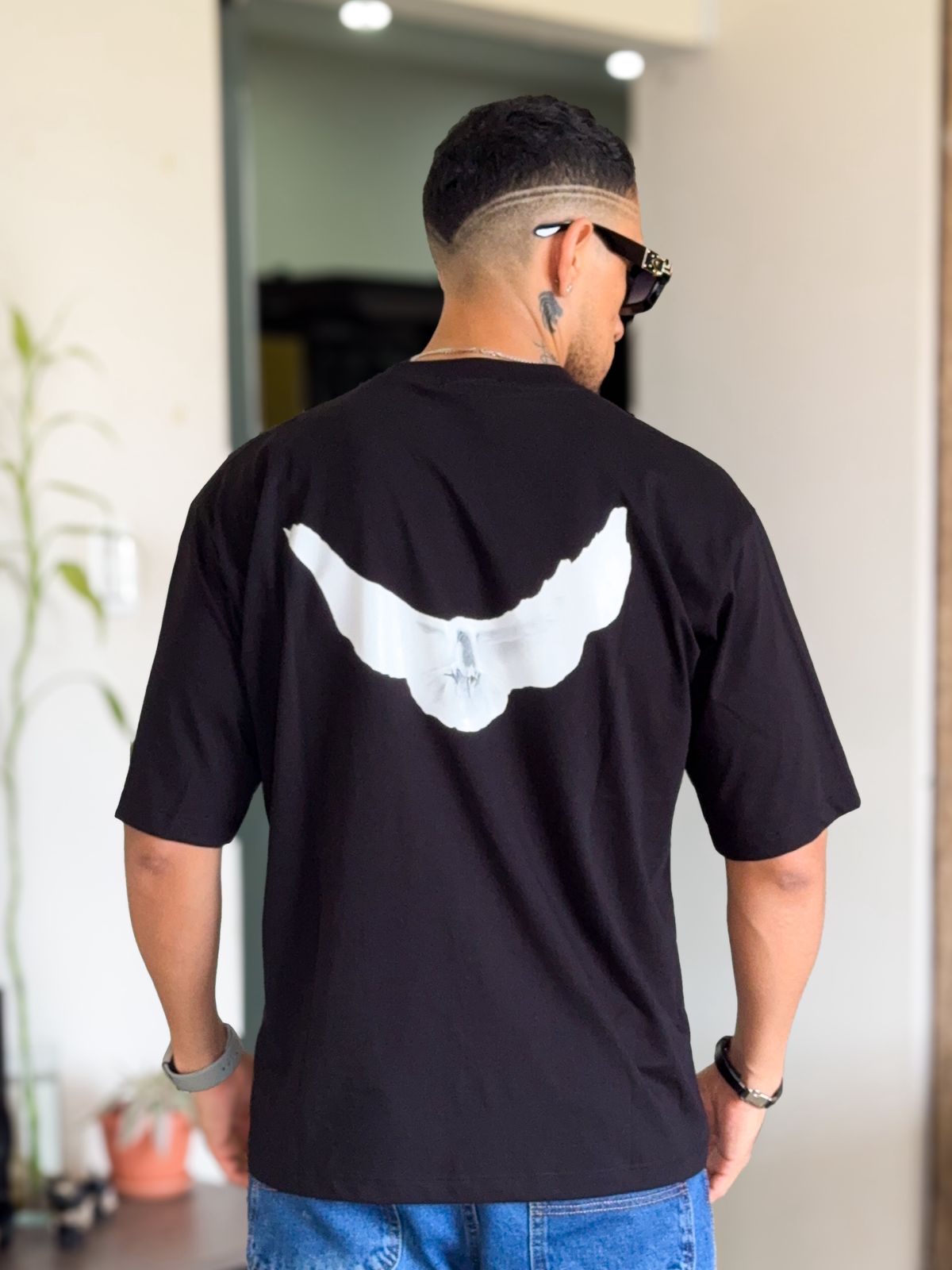 Polera Gap Negro alas