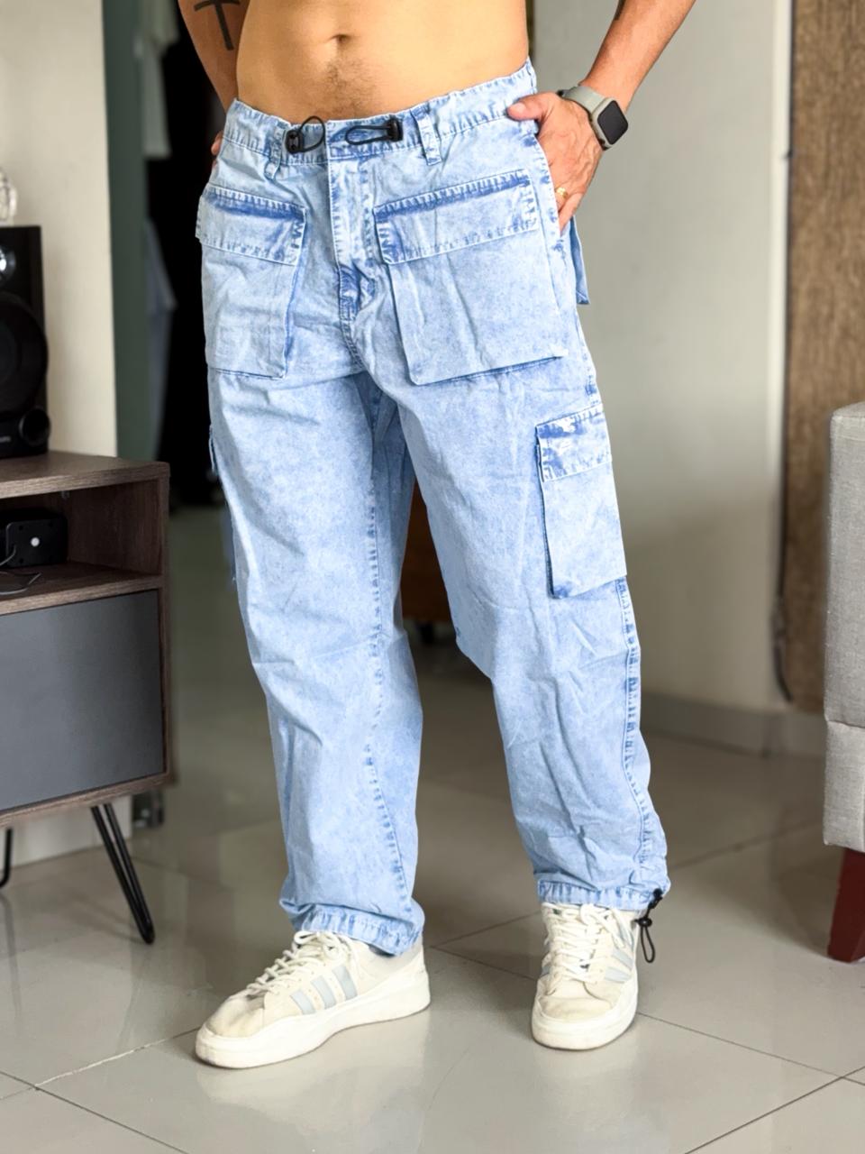 Pantalon club black pachuco pre lavado celeste